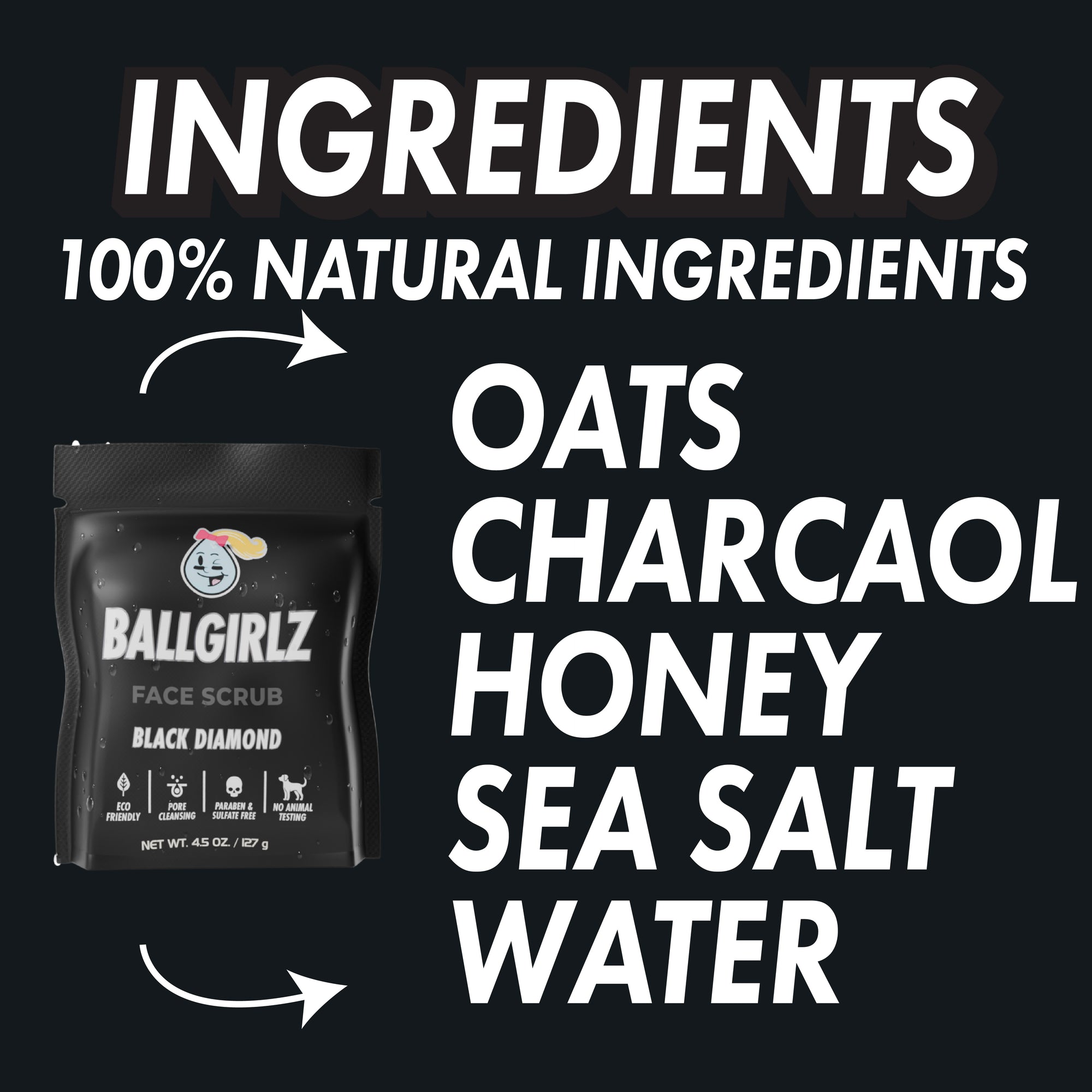 Black Diamond Face Scrub (Severe Acne)