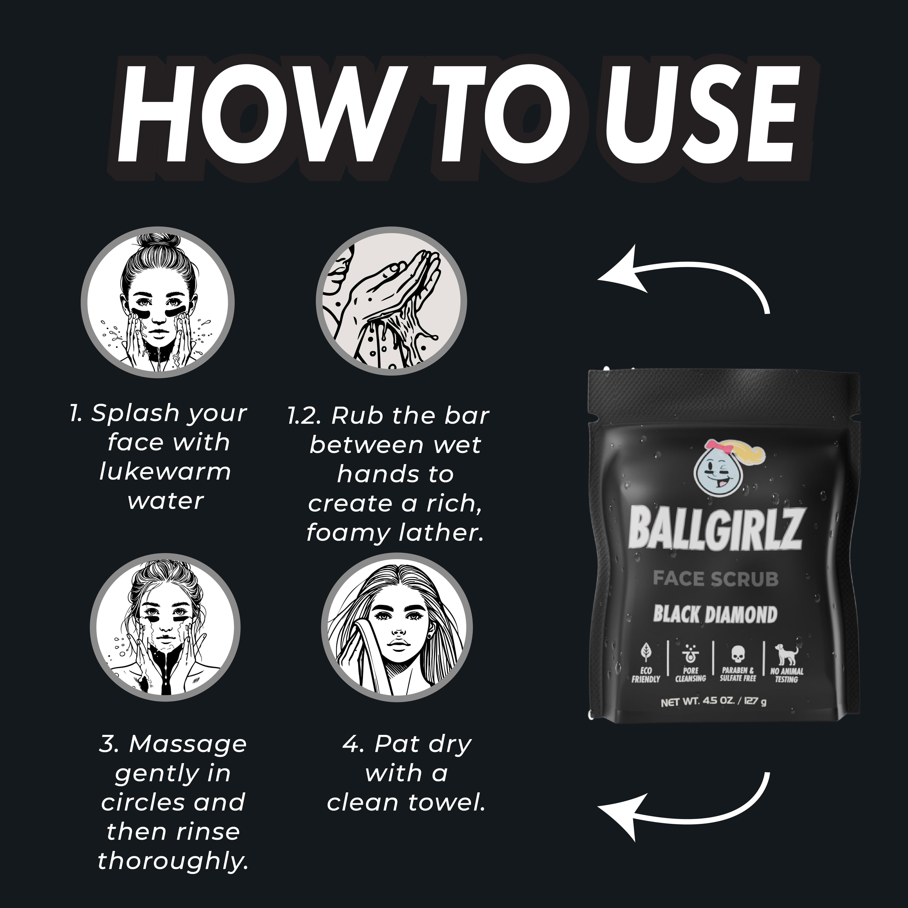 Black Diamond Face Scrub (Severe Acne)