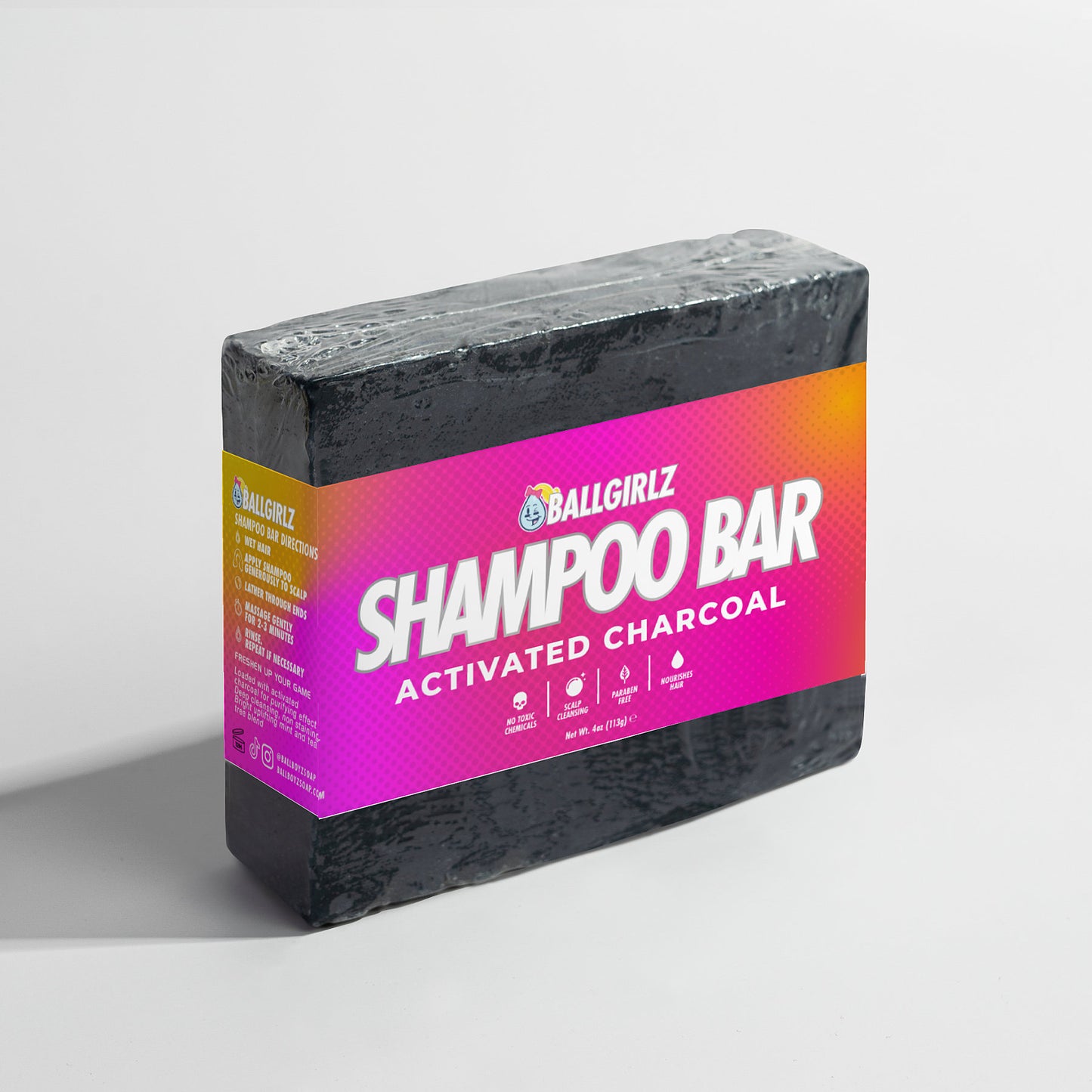 Ballgirlz Charcoal Shampoo