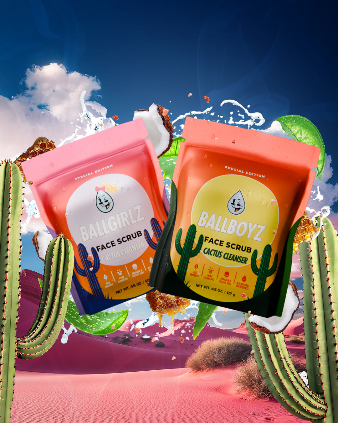 LIMITED EDITION Cactus Cleanser Face Scrub