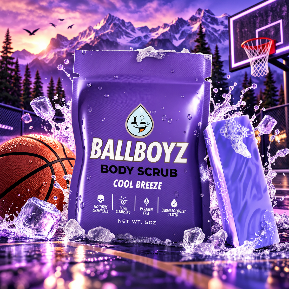 Cool Breeze Body Scrub (Severe Acne)