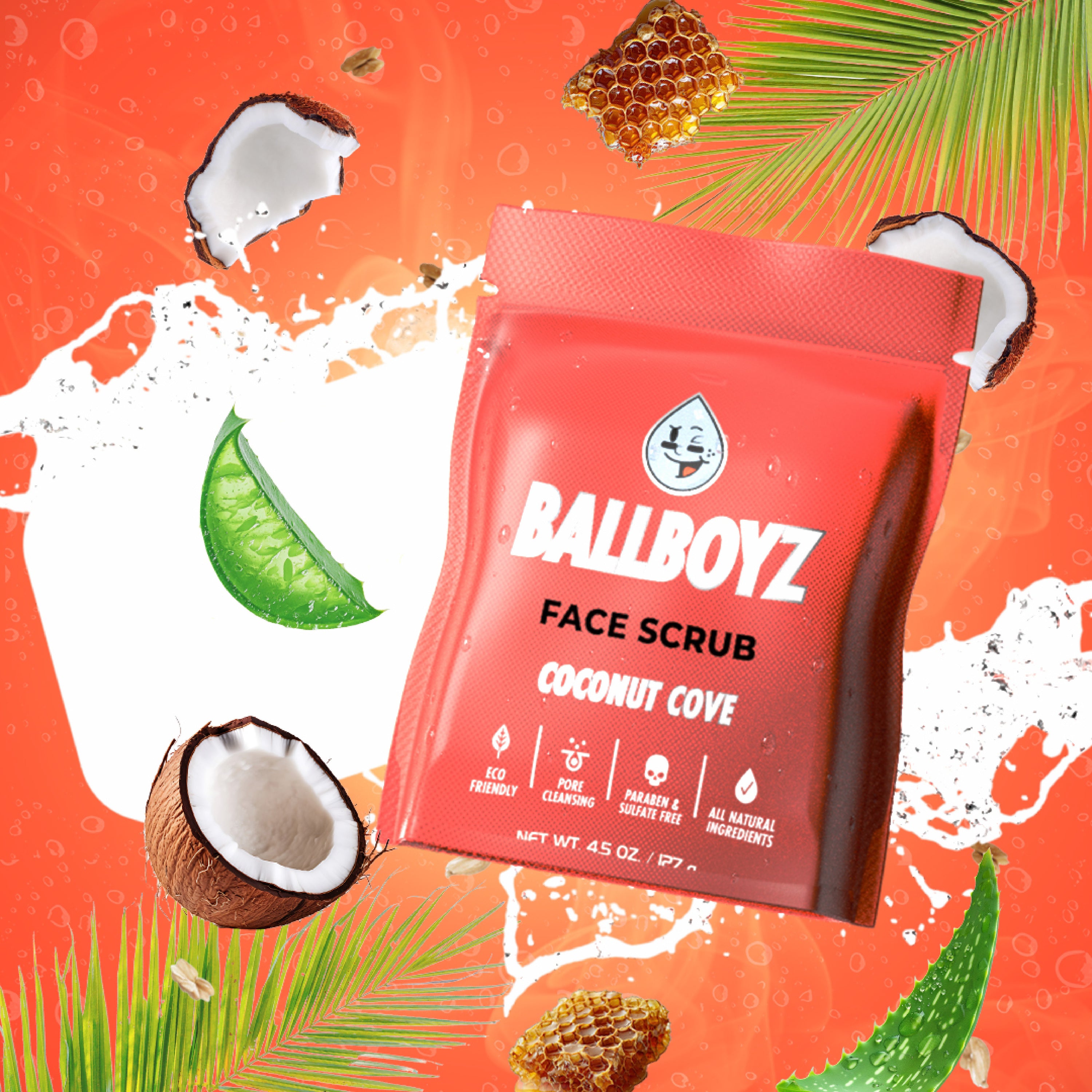 Exfoliante facial Coconut Cove