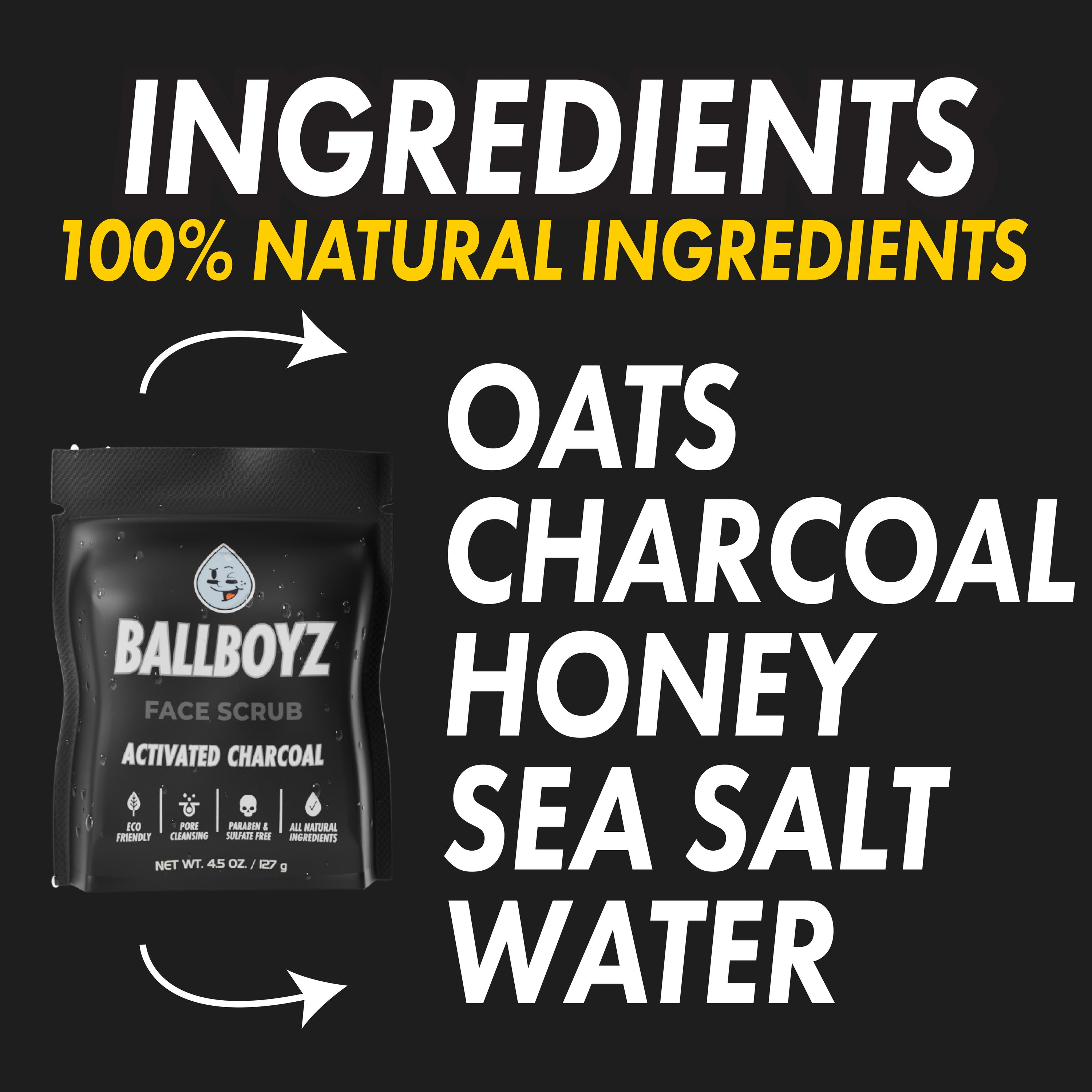 Activated Charcoal Face Scrub (Severe Acne)