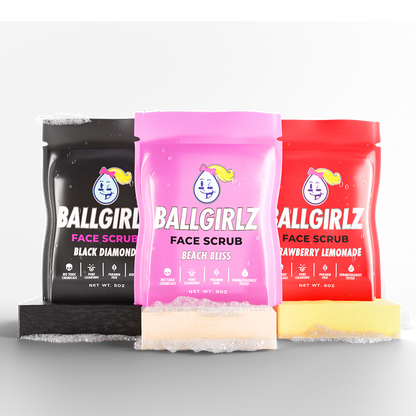 Ballgirlz Face Scrub 3 Pack