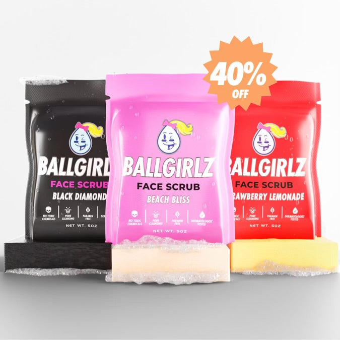 Ballgirlz Face Scrub 3 Pack